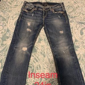 Silver Jeans Capri